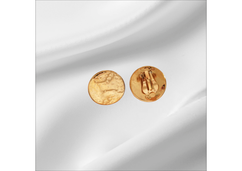 Boucles d'Oreilles Globe Doré