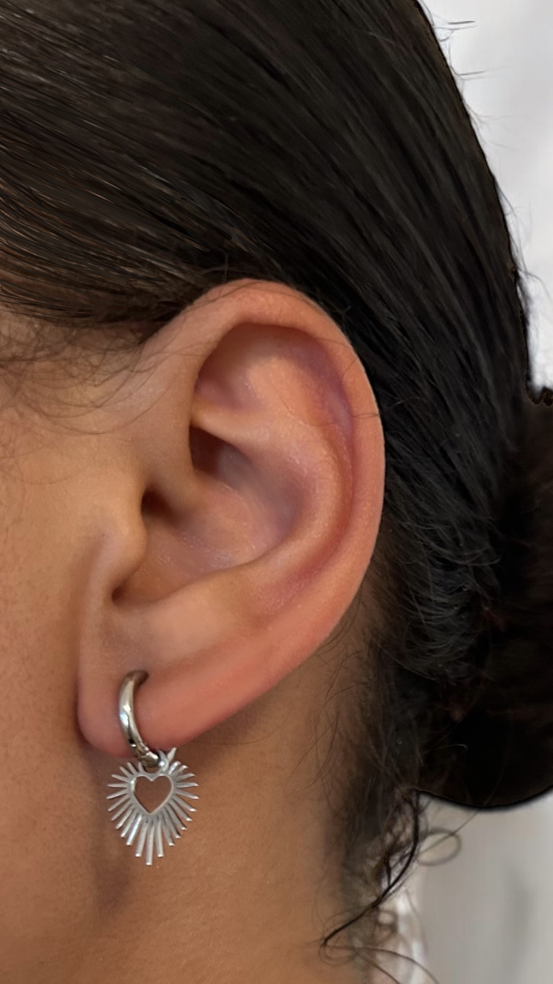 Boucles d'Oreilles Rayon de Coeur