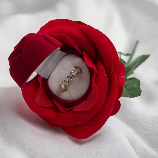 Bague Rose Éternelle