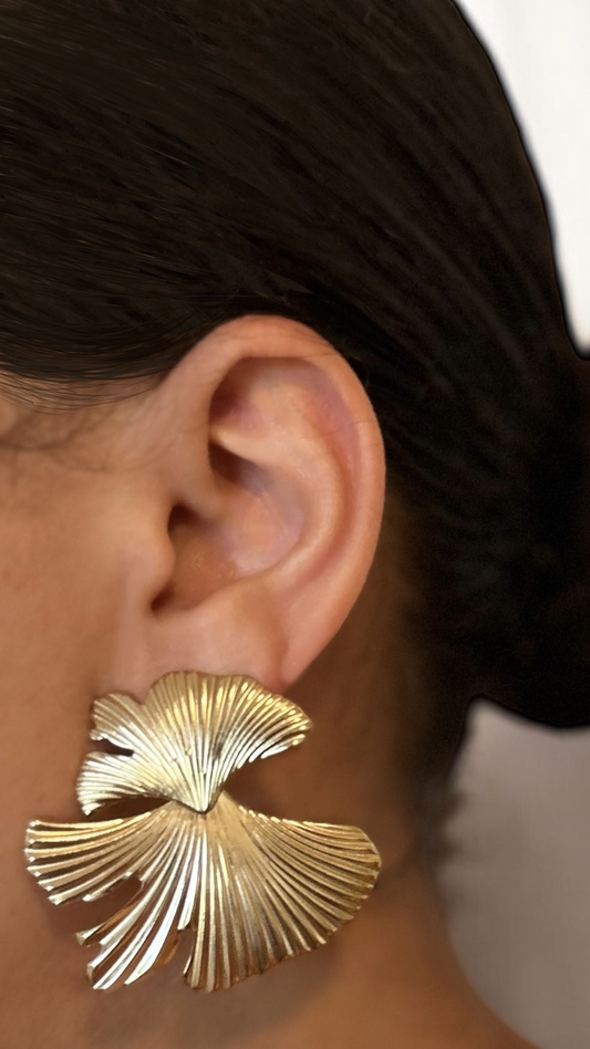 Boucles d'oreilles Pétale d’Or