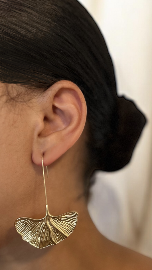 Boucles d'oreilles Pétale d’Or