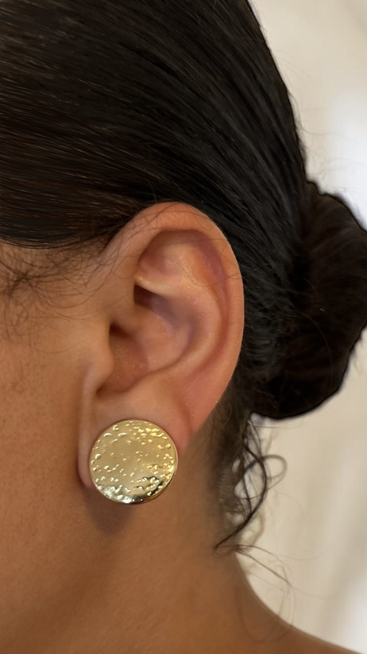 Boucles d'Oreilles Globe Doré
