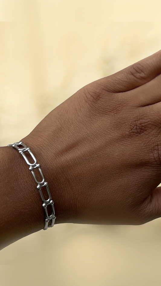 Bracelet Labyrinthe d'Argent