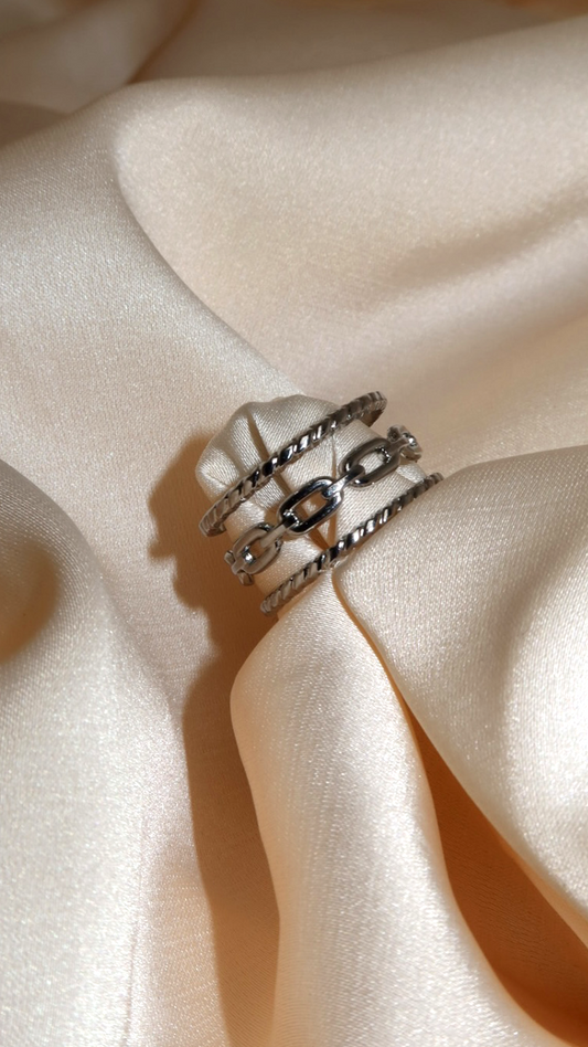 Bague Tri-Ligne
